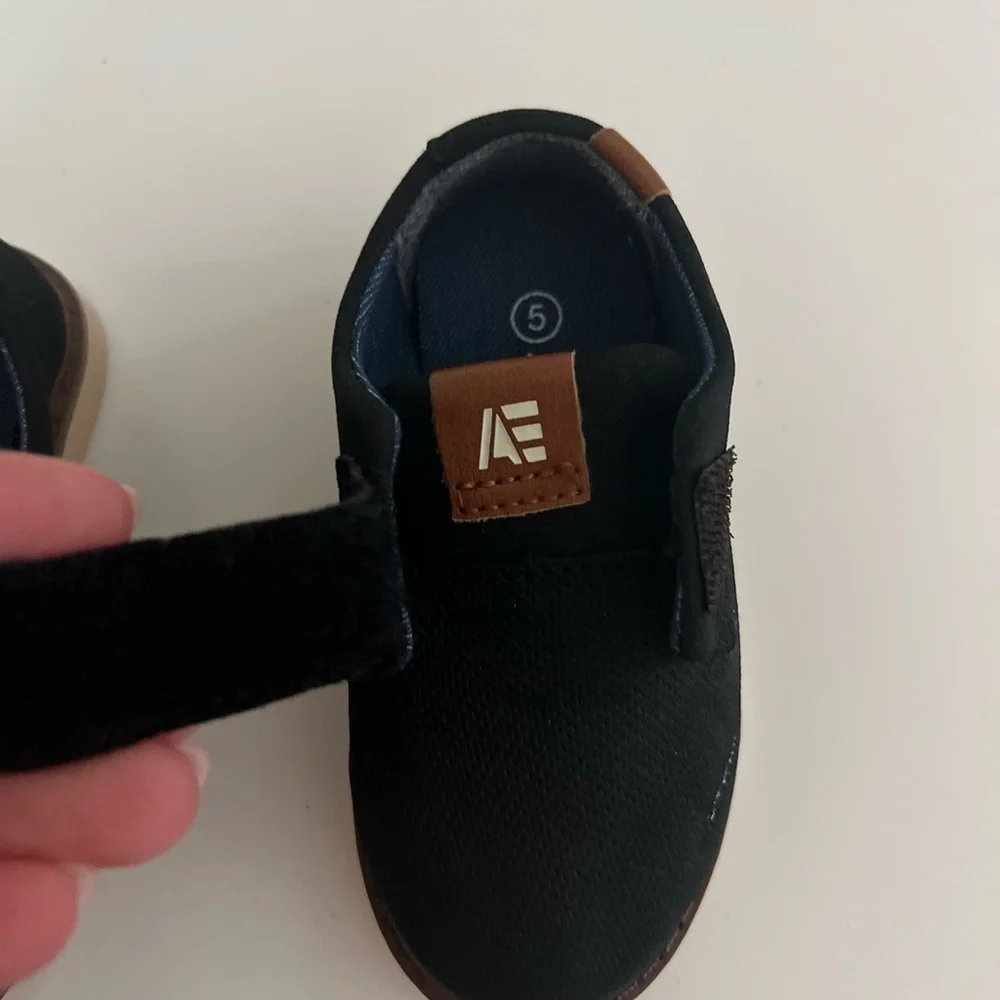American Eagle Toddler Black Dress Shoes